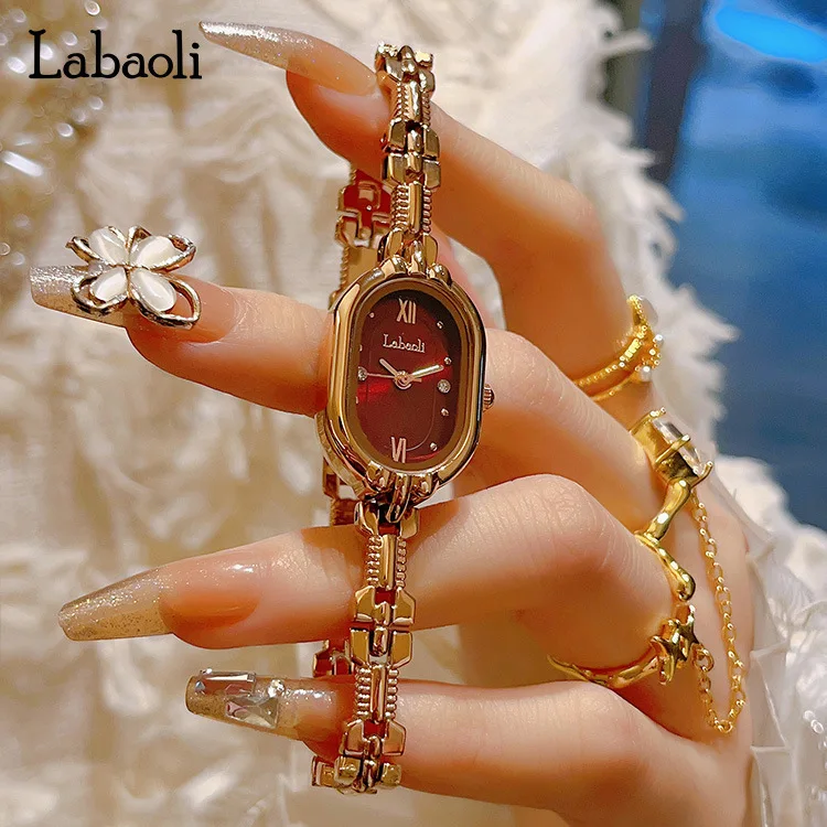 Hadiah untuk wanita, jam tangan vintage mewah berbahan quartz untuk wanita, jam tangan wanita, kualitas mewah, jam tangan wanita mewah kelas atas