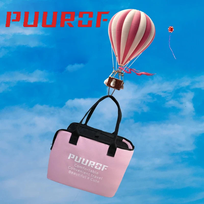 

PUUROF Backpack Pet Cat Bag for Going Out Lightweight Diagonal Foldableing Cycling Safety