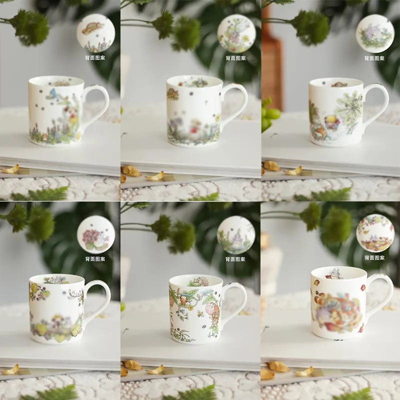 Japanese Cartoon Bone China Mug Gift Box Packaging Coffee Cup Water Cup Collection