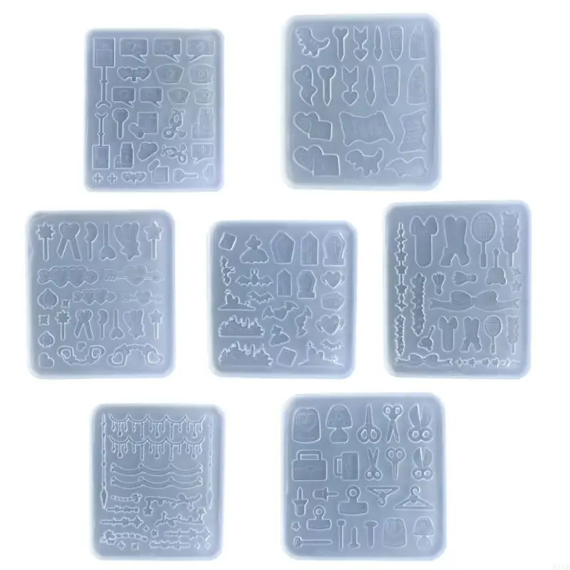

91AF CARD Acsassy Resin Less Poll Cooling Senging Подвесная эпоксидная плесень DIY Craft инструмент