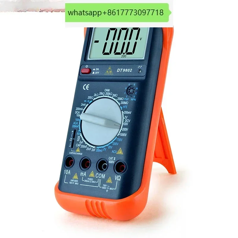 Shanchuang Digital Multimeter High Precision DT9201/DT9802/DT9804 Digital Display Universal Meter Electrician Maintenance Table