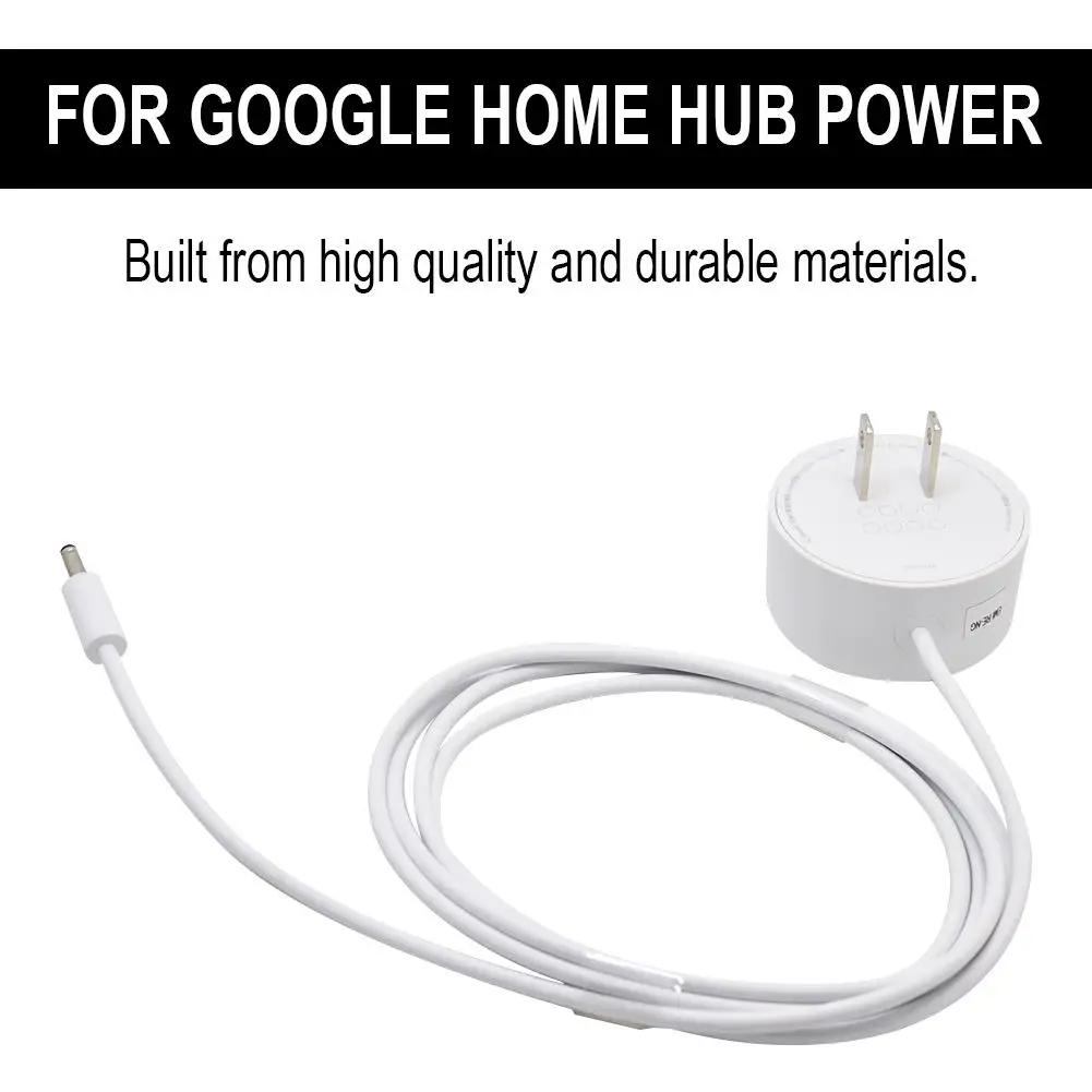 

14V 1.1A for Google Home Hub Power AC Charger Fit for Google Home Hub, Nest Hub Mini Speaker Power Supply Cord AC110-240V Z4L8