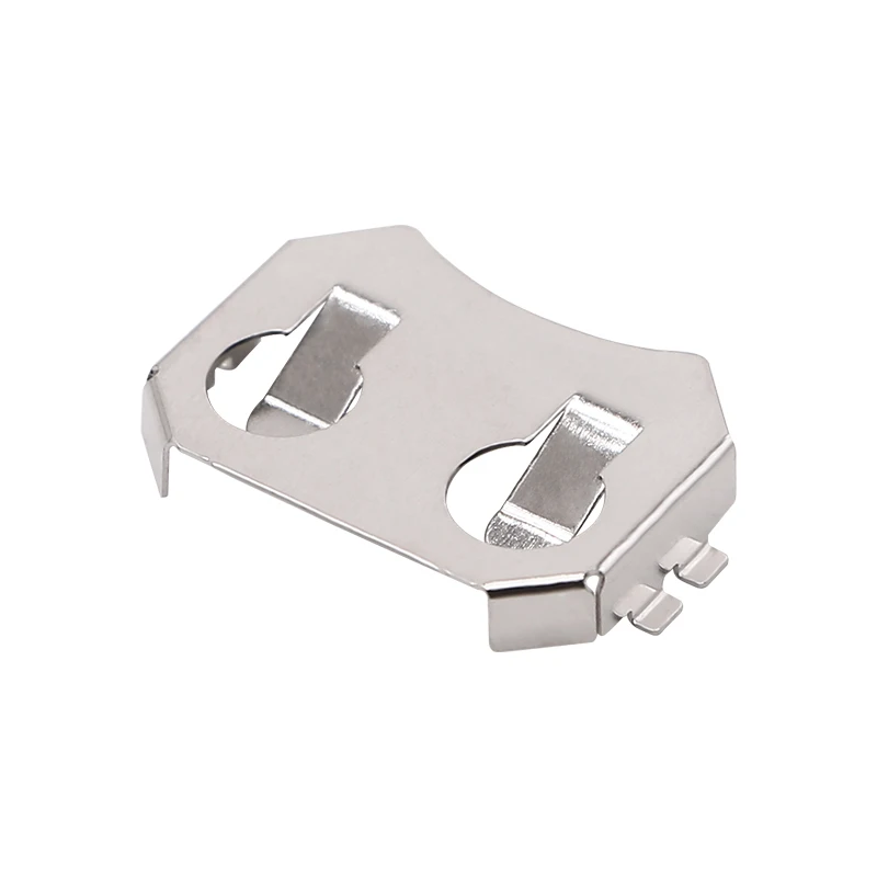 Metal Stamping CR2025, CR2032 Battery Holder SMT SMD CR2032 Coin Cell Retainer Clip SbM-2028