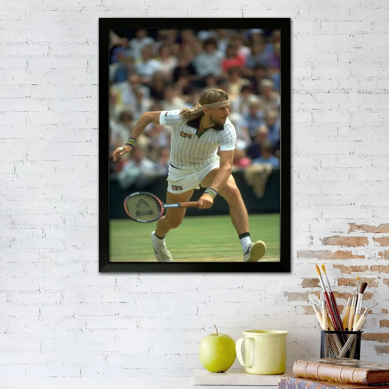 bjorn borg Canvas Art Poster and Wall Art, Picture Print, Modern Family, Bedroom Decor, Posters,Decorative painting