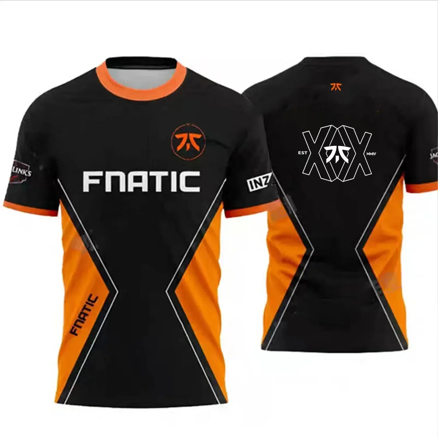 New T-shirt Bestselling E-sports Team Uniform Men's Round Collar O Collar 3D Printed Breathable Multi-functional Outdoor Sports