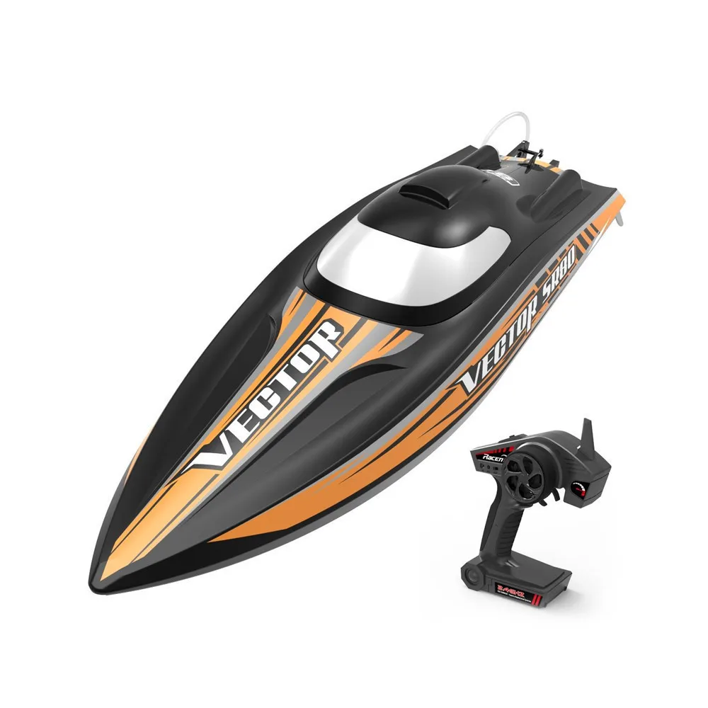 Volantex Vector SR80 80cm 2.4G RC Boat ARTR Brushless 60A Water-cooled Remote Control Boat Outdoor Toys for Adults Kids Boys