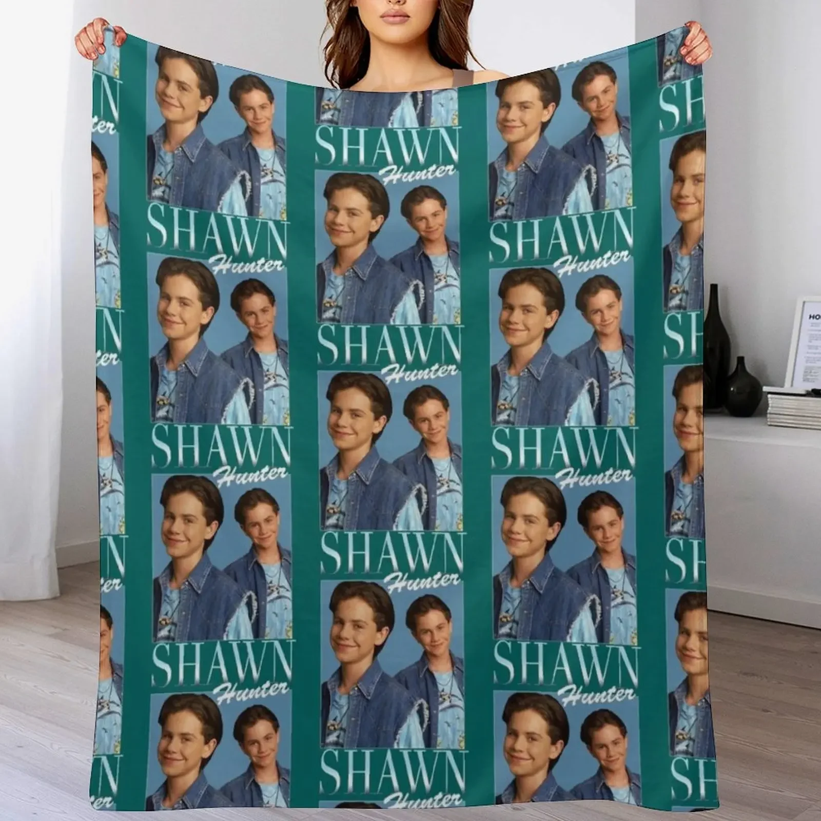 

Shawn Hunter - 90_s Style Throw Blanket Warm Throw Blanket Gift for Anniversary