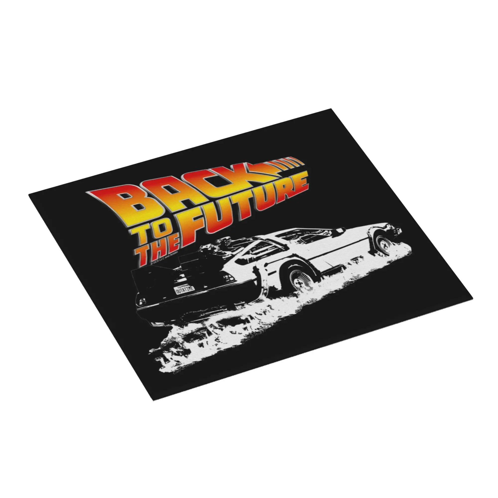 Back To The Future Drying Mat For Kitchen Waterproof Non‑Slip Oil Proof Reusable DeLorean Fire Tracks Countertop Protector Mat