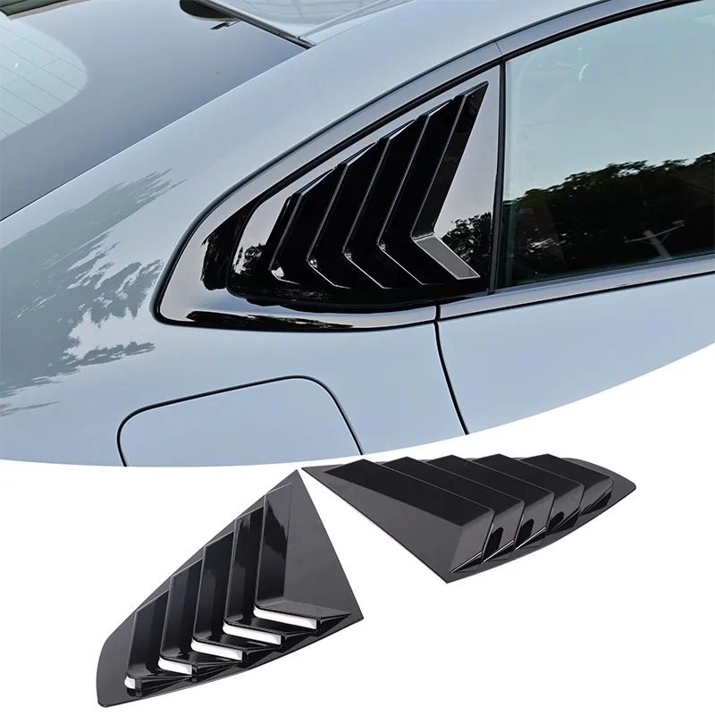 

Car Styling Rear Window Louvers For BMW G24 G26 430i 430d M440i M440d i4 Gran Coupe 2021-2025 Rear Triangle Window Shade Spoiler