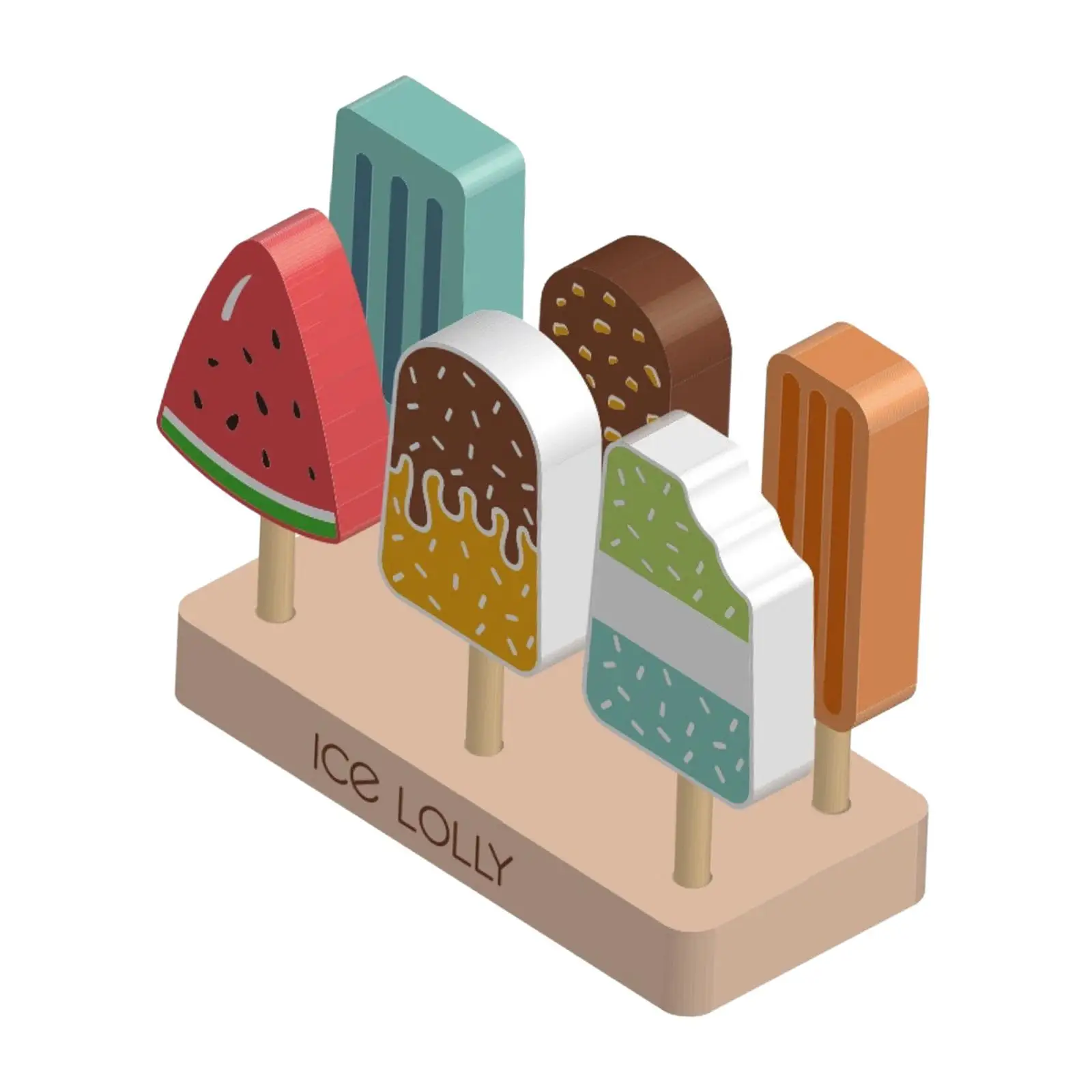 مجموعة الآيس كريم الخشبية لعبة التظاهر لعبة المطبخ مونتيسوري لعب الأدوار متجر الآيس كريم الواقعي لهدايا ما قبل المدرسة للفتيات والفتيان