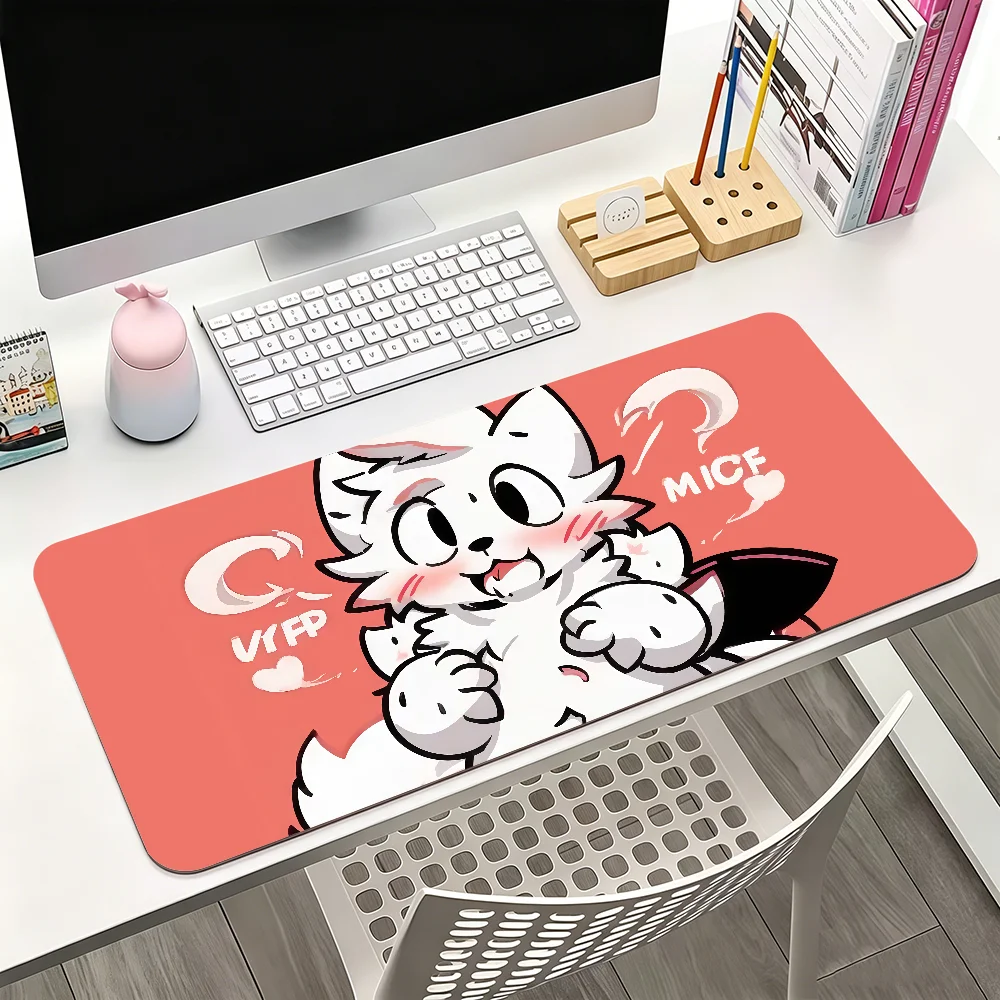 Cute B-boykisser cat Mouse Pad For Office Gaming And Keyboards Non-Slip Large Waterproof