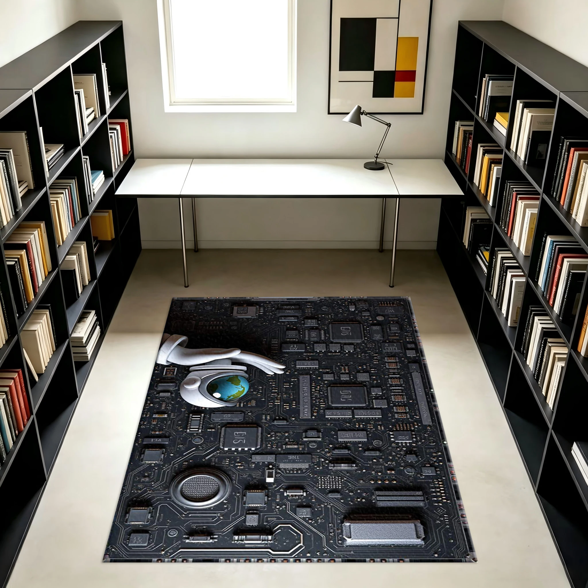 Tapis de sol antidérapant impr - Office Tech Room avis et prix