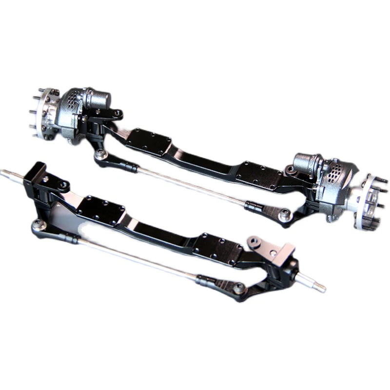 Metalowa symulacja osi przedniej bez napędu w skali 1:14 do ciężarówek RC Tamiya SCANIA 770S R620 VOLVO BENZ Arocs MAN TGX, akcesoria samochodowe