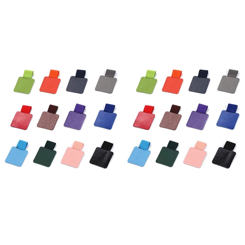 

24-пактный держатель для ручек, самоклеящийся держатель для ручек, эластичная петля для карандашей для ноутбуков, журналов, календарей (цвет фото)