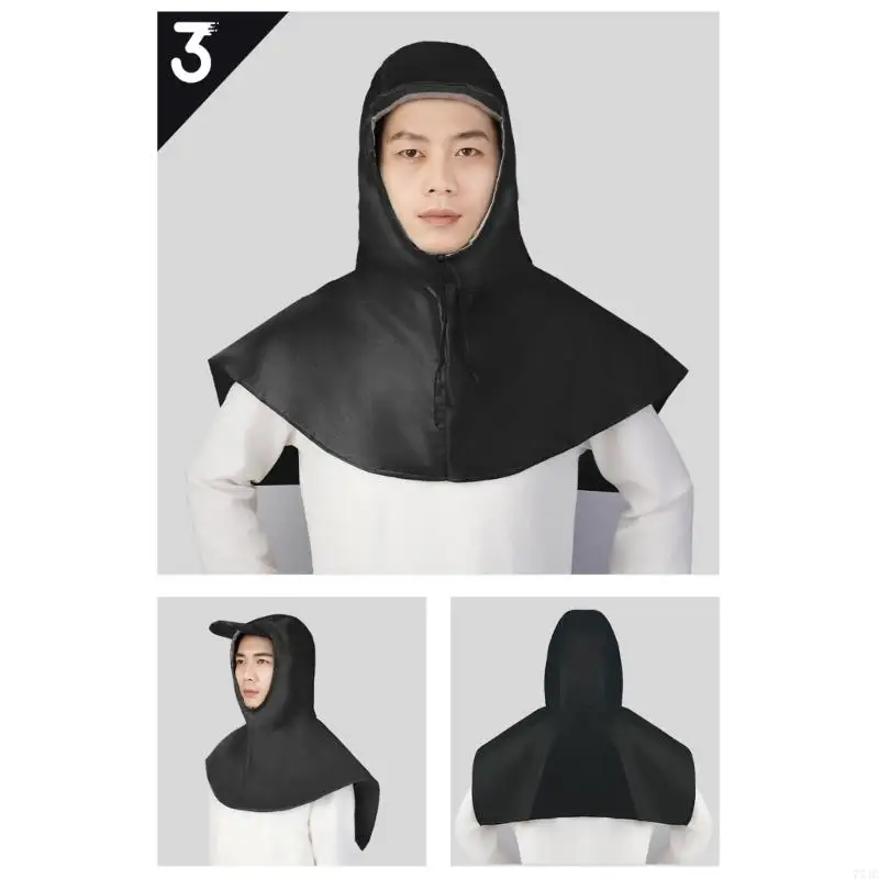 77JC PVC Work Hood Shielding Cover Resistant Wear Tear for Factory Outdoor Labor Use