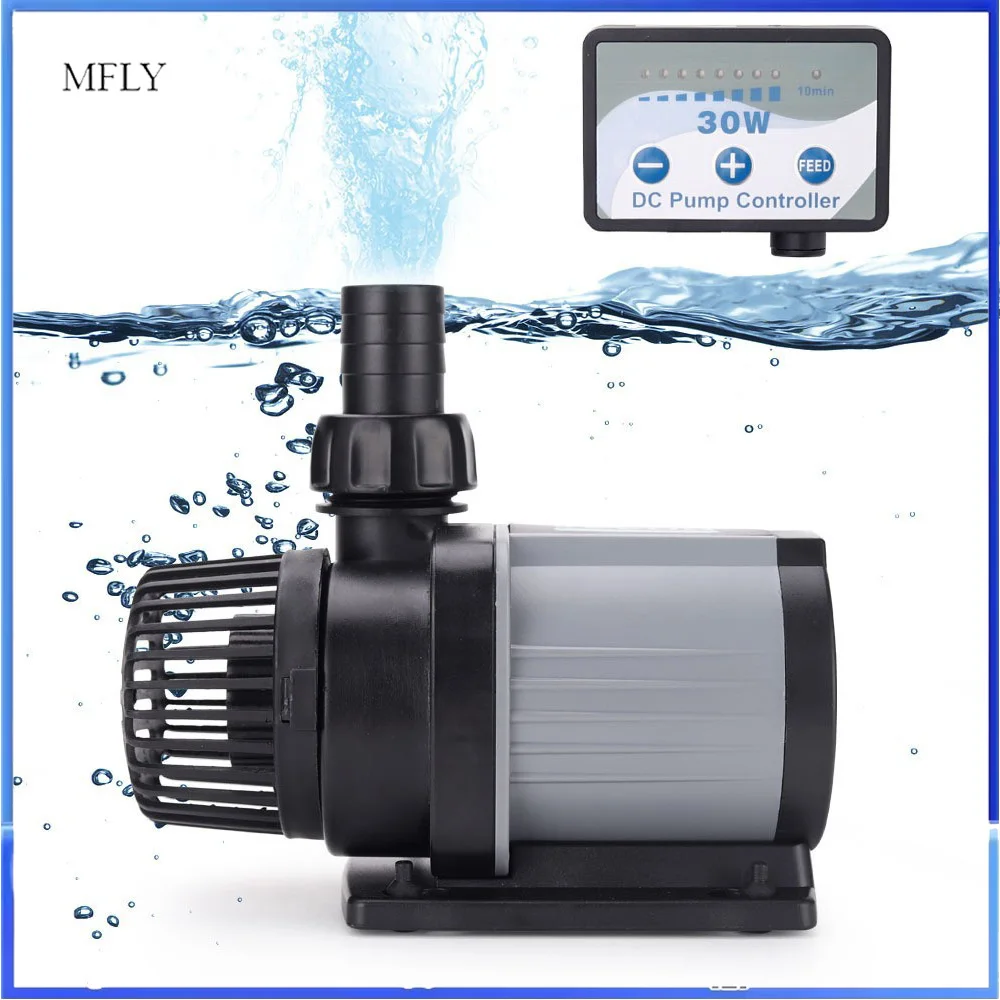 

Variable Frequency Submersible Pump Fish Tank Water Pump Flow Adjustable Energy Water Pump 100-240V 20W 2000L/h DCS-2000