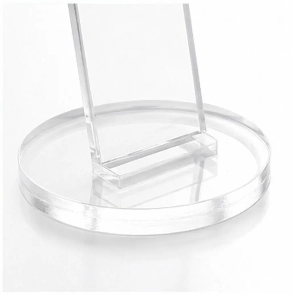 2Sets Transparent Acrylic Tape Display Stand Heavy Duty Washable Smooth Edge Tape Organizer for Home Office Study Room Desktop