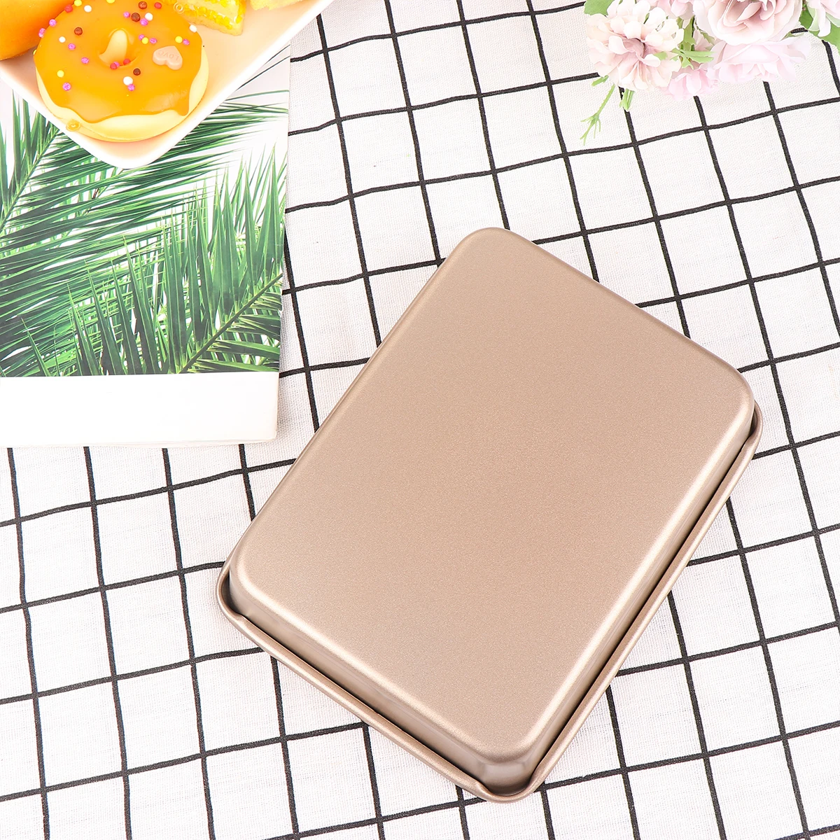 

Heavy Duty Carbon Steel Baking Tray Nonstick Oven Safe for Home Professional Cake Shop Use Heat Resistant Eco Friendly