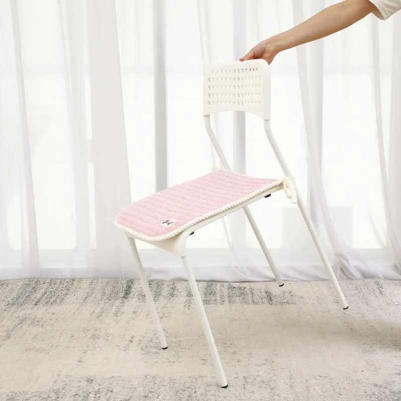 Solid Color Pineapple Grid Anti-Slip Cushion Office Pain Relief Seat Cushion for All Seasons Sedentary Artifact for Student Dorm
