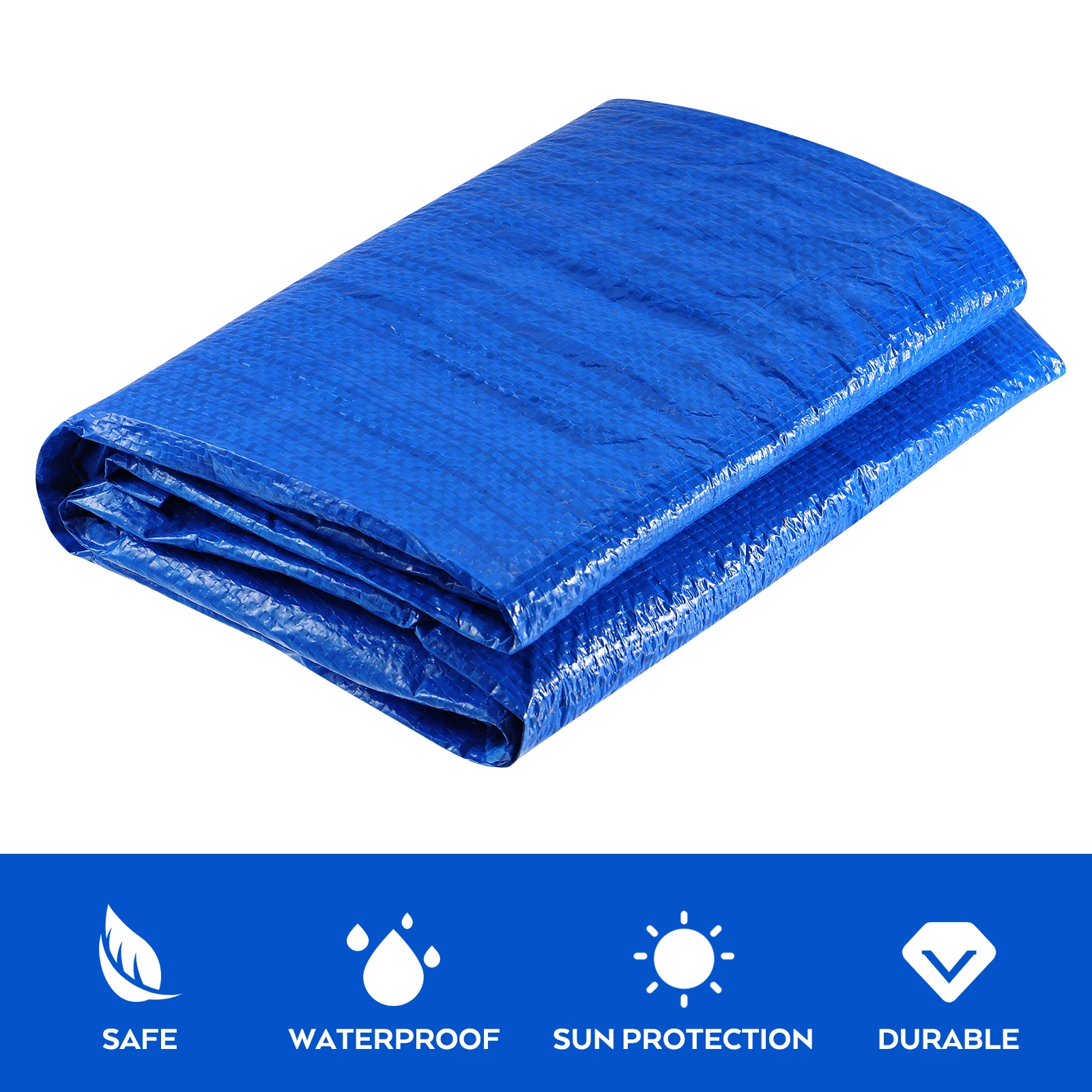 

1PC Pool Cover for Debris Dustproof Outdoor Swimming Family Above Ground Covers Reinforced Fastening Wind Rain