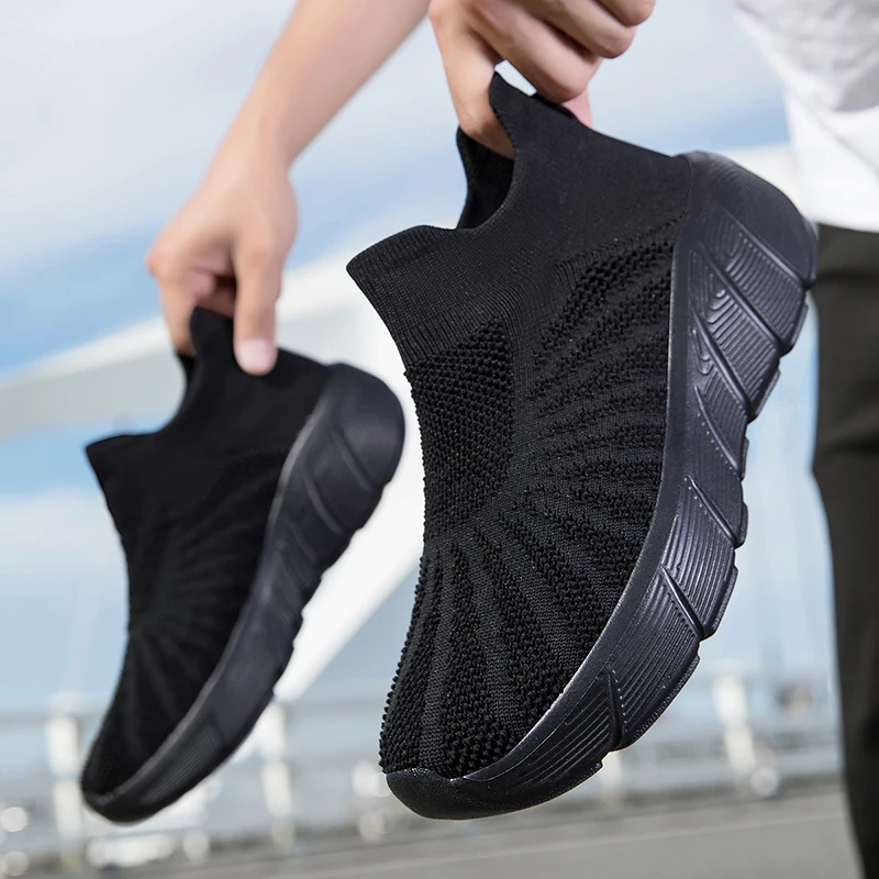 Sommer Herren Casual Sneakers Mode Slip-on Laufschuhe Atmungsaktive Komfort …
