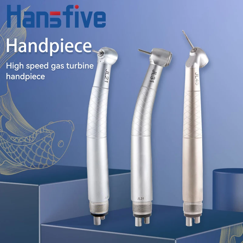 

Hansfive High-Speed Water Spray Dental Handpiece Ceramic Bearing Low Noise High Temperature And Pressure Disinfection