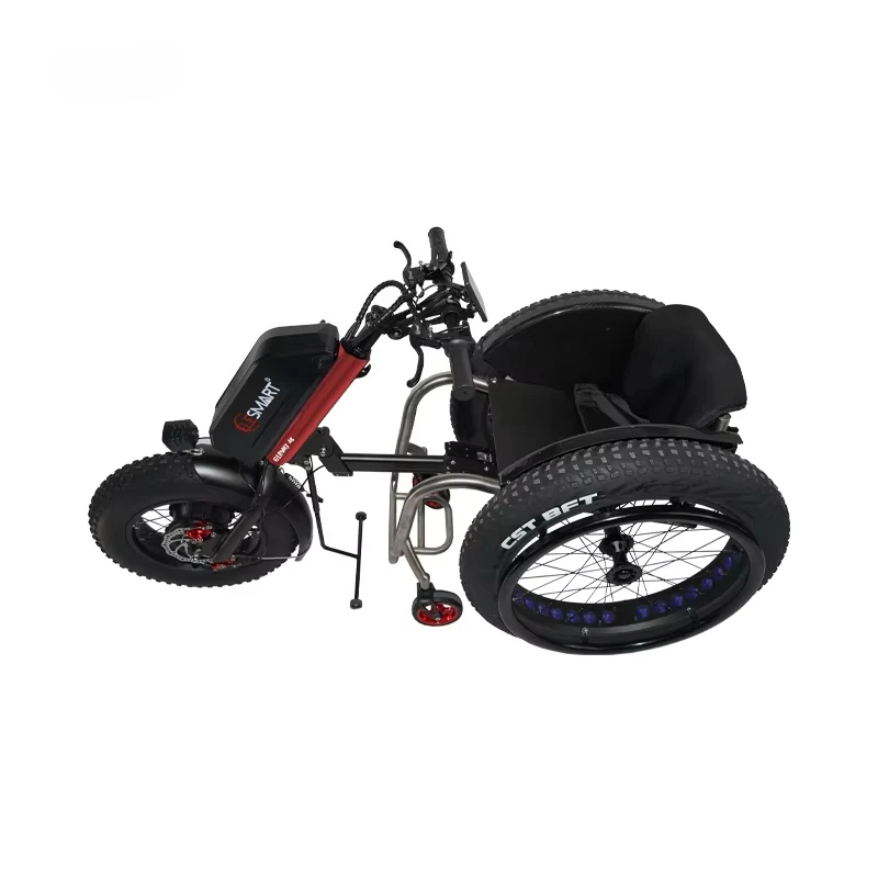 2026 Strong Power Good Quality A8 48V 1000W 20Ah Electric Handcycle Handbike Power Assist Motor Attachment to the Wheelchair