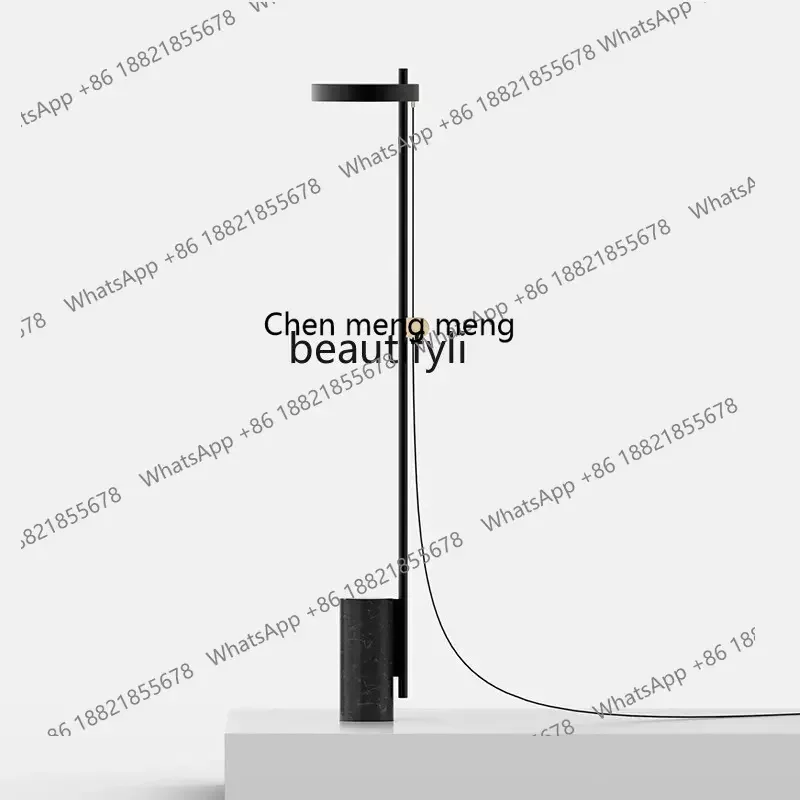 cn8350 sszq Nordic Minimalist Marble Vertical Model Room Living Room Study Reading Dimming Floor Lamp