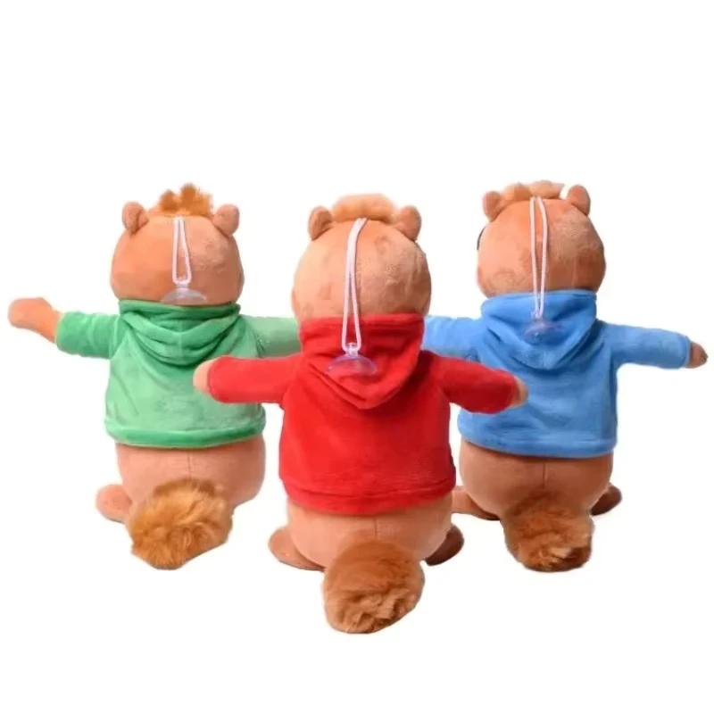 3Pcs/Set Alvin And The Chipmunks Plush Doll Simon Theodore Alvin Stuffed Toys 20CM