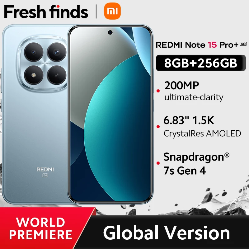 World Premiere】Xiaomi Redmi Note 15 Pro+ 5G Global Version