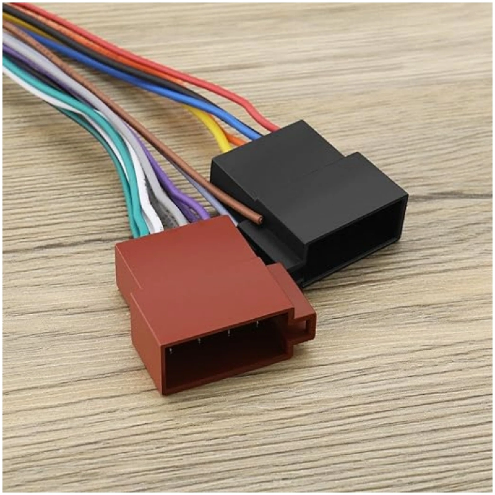 Imagem -04 - Rádio do Carro Cabo Adaptador Iso Conector tipo Universal Compatível com Audiovox Cross Plug para Iso Fêmea 20pin