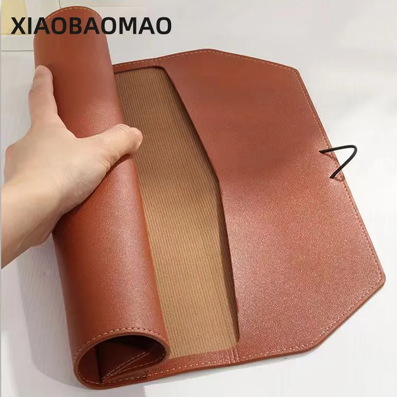 33cm * 23.5cm Waterproof Pu Leather A4 Business Briefcase File Folder Document Paper Organizer Storage Bag