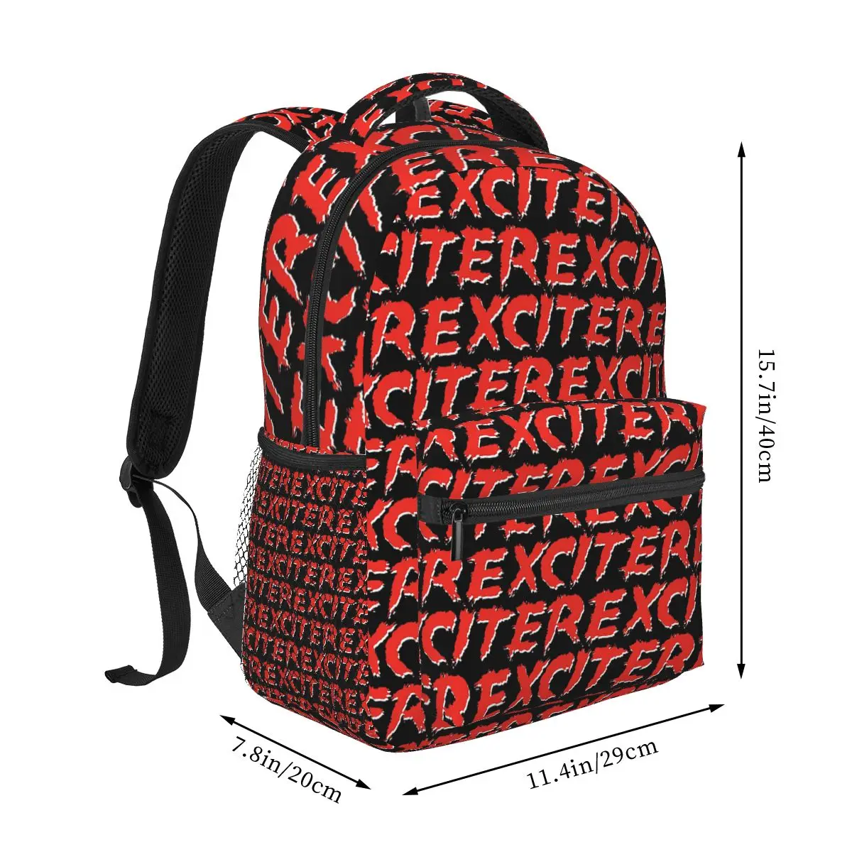 Exciter Speed Metal Band Canadian Backpack Student Boys Girls BookBag Children School Bag Computer Shoulder Bags for Men Women
