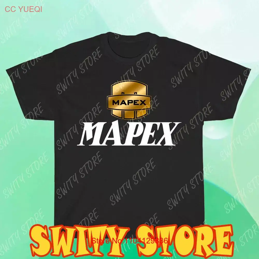 Camiseta negra Mapex Drum para hombre, talla divertida S a 5XL