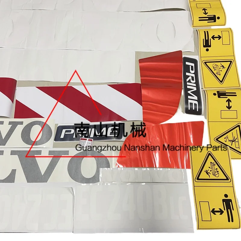 For Vol-vo Ec55b 60b 140b 210b 240b/290b/360b/460bstickers For Entire Car Body Excavator Parts