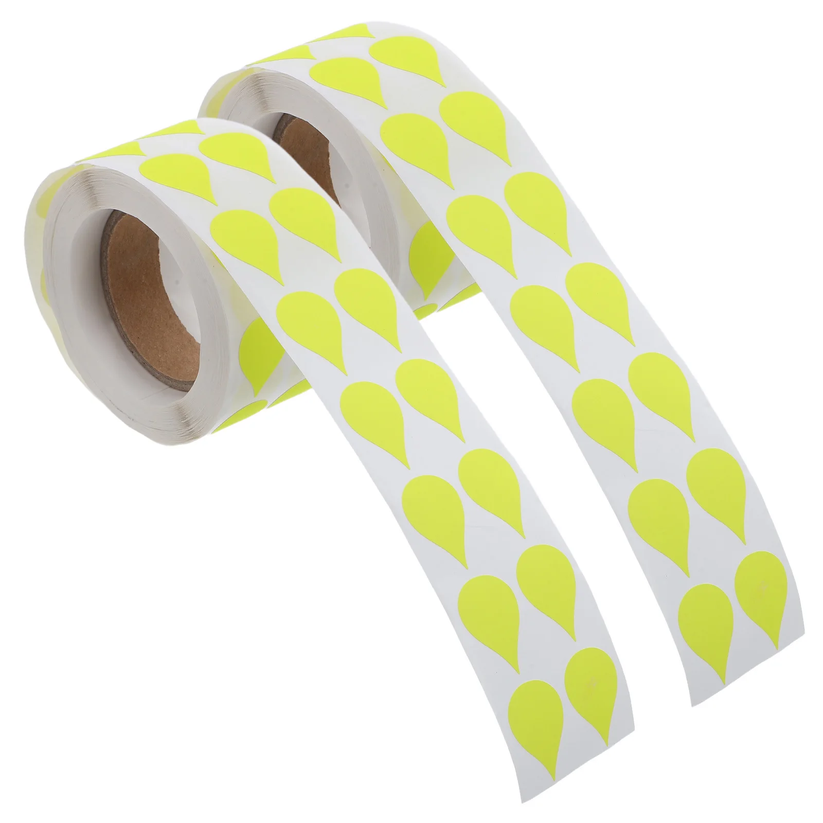 

2 рулона флуоресцентных этикеток-капель, самоклеящиеся наклейки для записи, контейнеров для пищевых продуктов, банок, кухни, класса