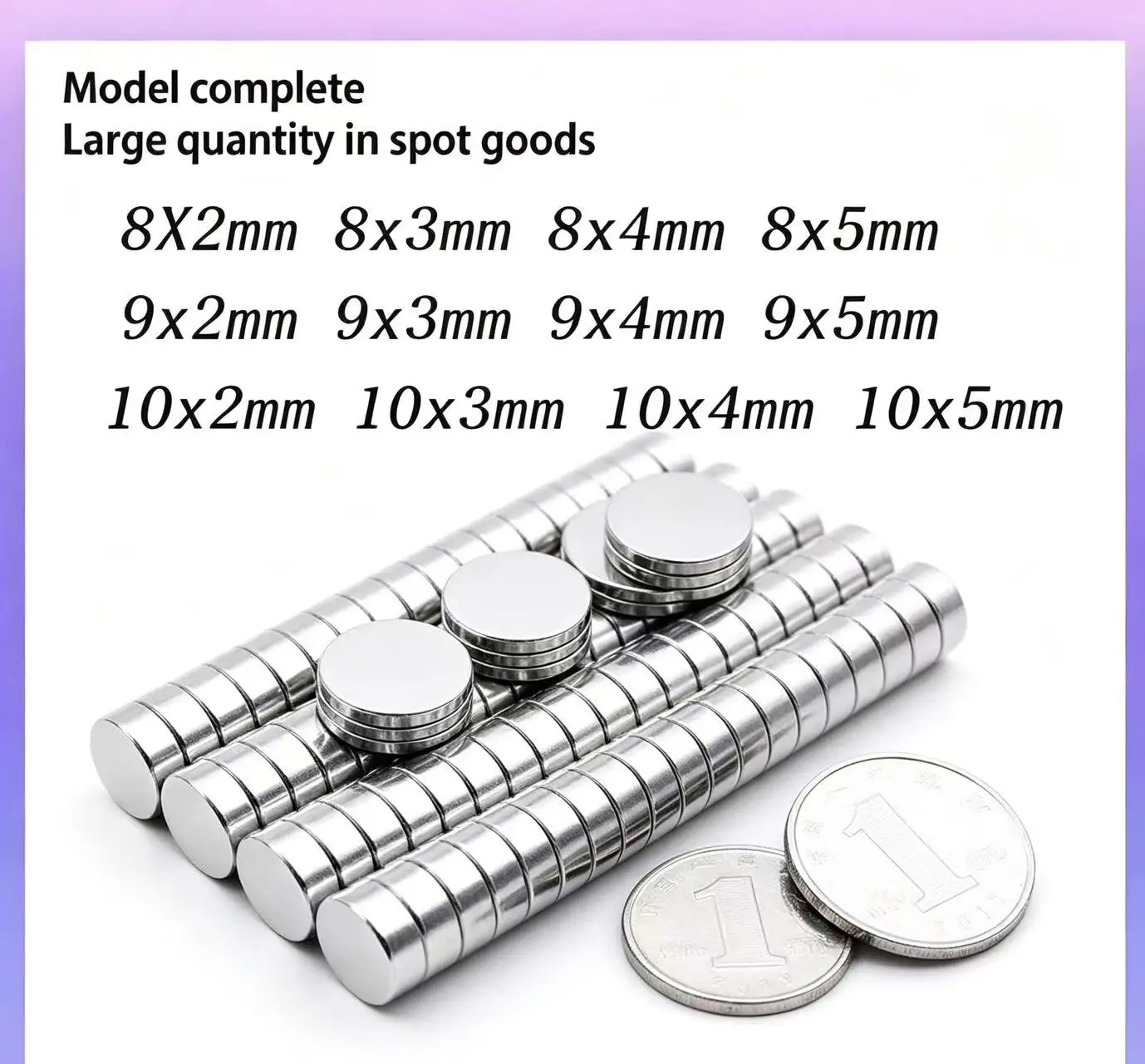 10x4 mm Strong Powerful Magnets 10*2mm Small Round Magnet  10x3mm  For Home Refrigerators, Offices DIY 10x5 9*2 9*5 8*2 8*3