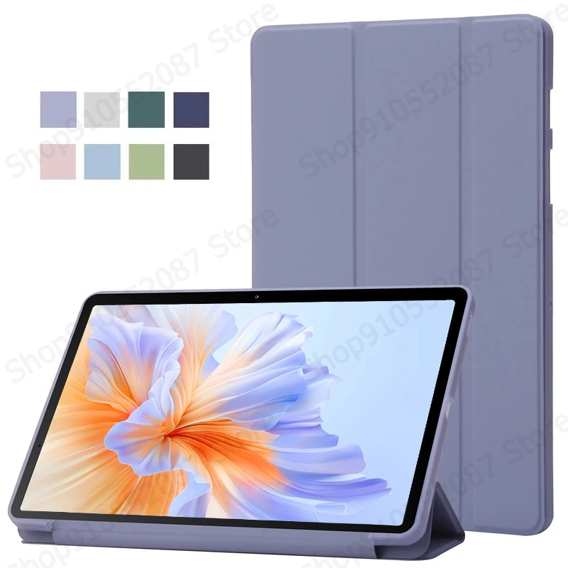 

For Honor Pad V9 Case 2024 Trifold PU Leaher Soft Back Stand Tablet Funda For Honor Pad V9 11.5 inch ROL-W00 W10 Case Cover