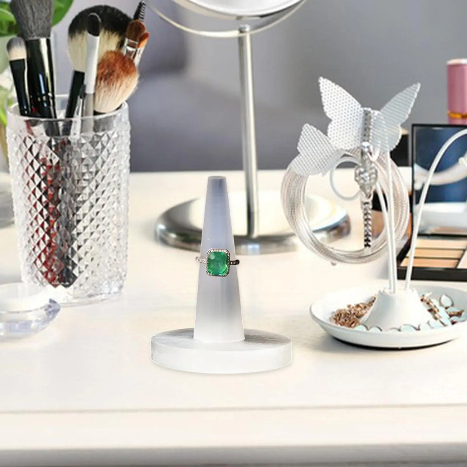 

Display Holder Storage Rack Gift Decoration Organizer Jewelry Stand for Dressing Table Home Shop Desktop Countertop