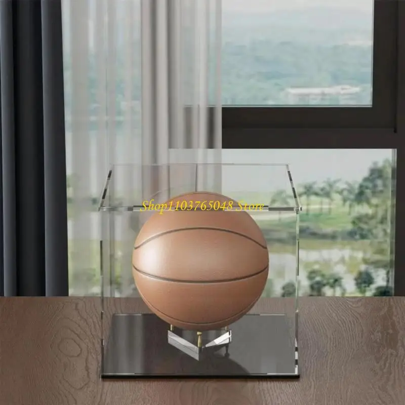 

R53E треугольная акриловая подставка для мяча, утолщенный держатель для футбольного волейбола, стеллаж для хранения мячей для