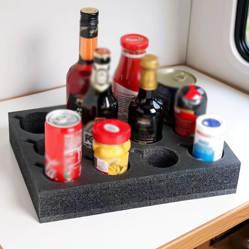 

Держатель для стаканов из пенопласта для автодомов и караванов, черный, подходит для MI303, аксессуары для больших фургонов-прицепов