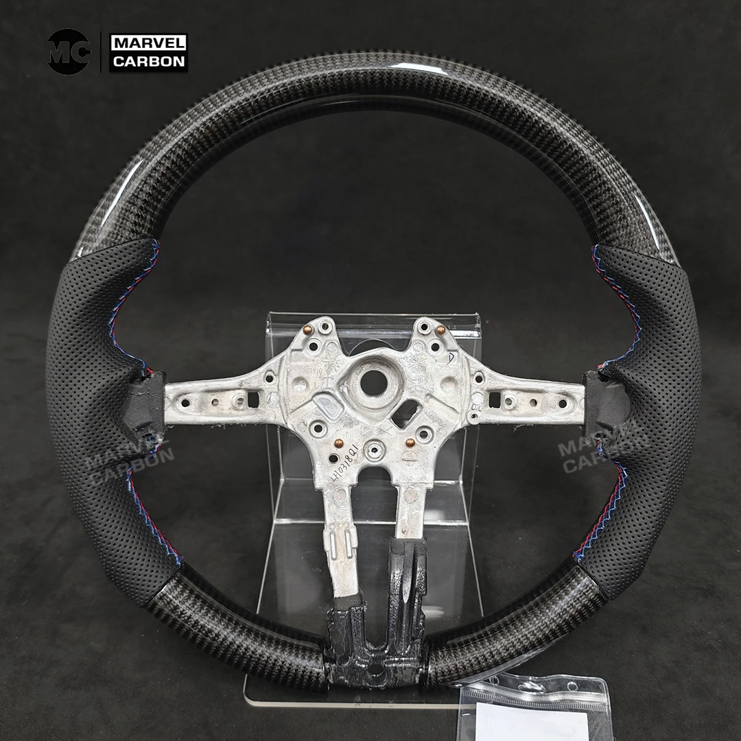 100% Genuine Carbon Fiber Steering Wheel for BMW X1 X2 X3 X4 X5 X6 M2 M3 M4 M5 F10 F80 F20 F30 F45 F42