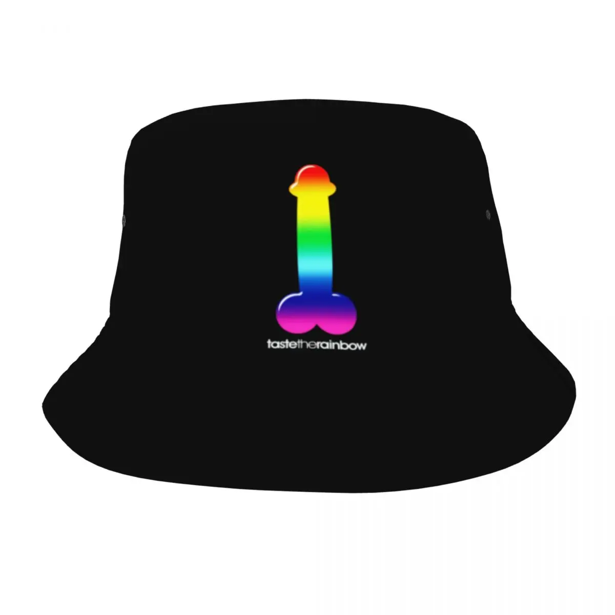 Men Bucket Hat Gay Rainbow Penis Dick Summer Beach Vacation Getaway Headwear Outdoor Fisherman Hats Ispoti Hat Dropshipping