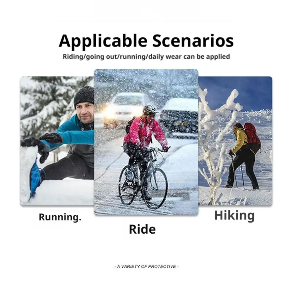 قفازات الدراجات النارية الرجال السود الخريف الشتاء في الهواء الطلق قفازات ركوب الدراجات رياضة اللياقة البدنية الرياضة الجري الدافئة شاشة تعمل باللمس قفازات نونسليب