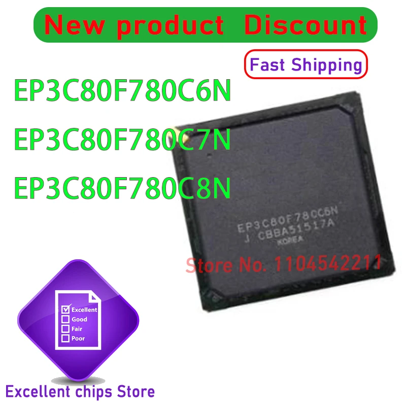 

1 шт./лот EP3C80F780C6N EP3C80F780C7N EP3C80F780C8N bga новый оригинал