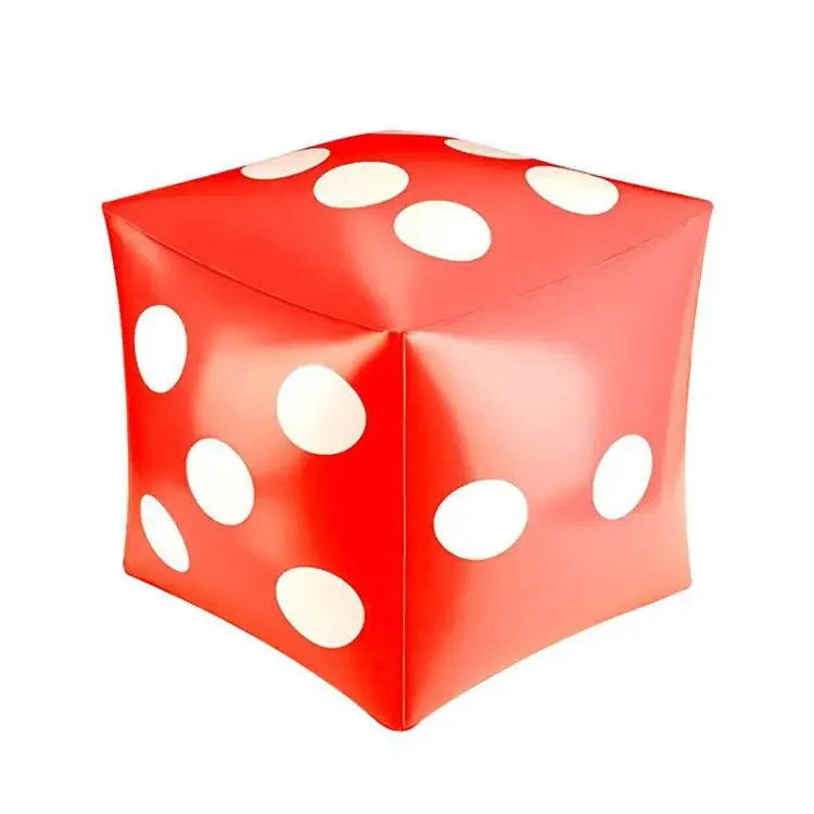 10PCS dadi gonfiabili in PVC riunione annuale bar KTV attività puntelli gioco per bambini millionaire big dice