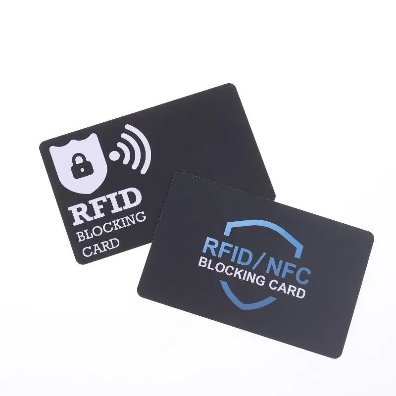 1pc/5pcs NFC Signal Blocking ID ATM Guard Cardholder Sleeve RFID Blocking Card Security Debit Credit Card Protector Blocker