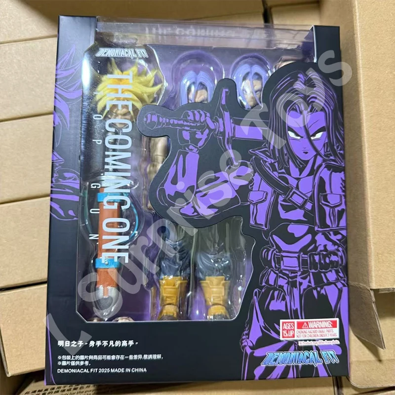 Demoniacal Fit Dragon Ball Z SHF Super Saiyan Trunks Torankusu De Komende Een Anime Action Figure Figuren Model Geschenken Speelgoed