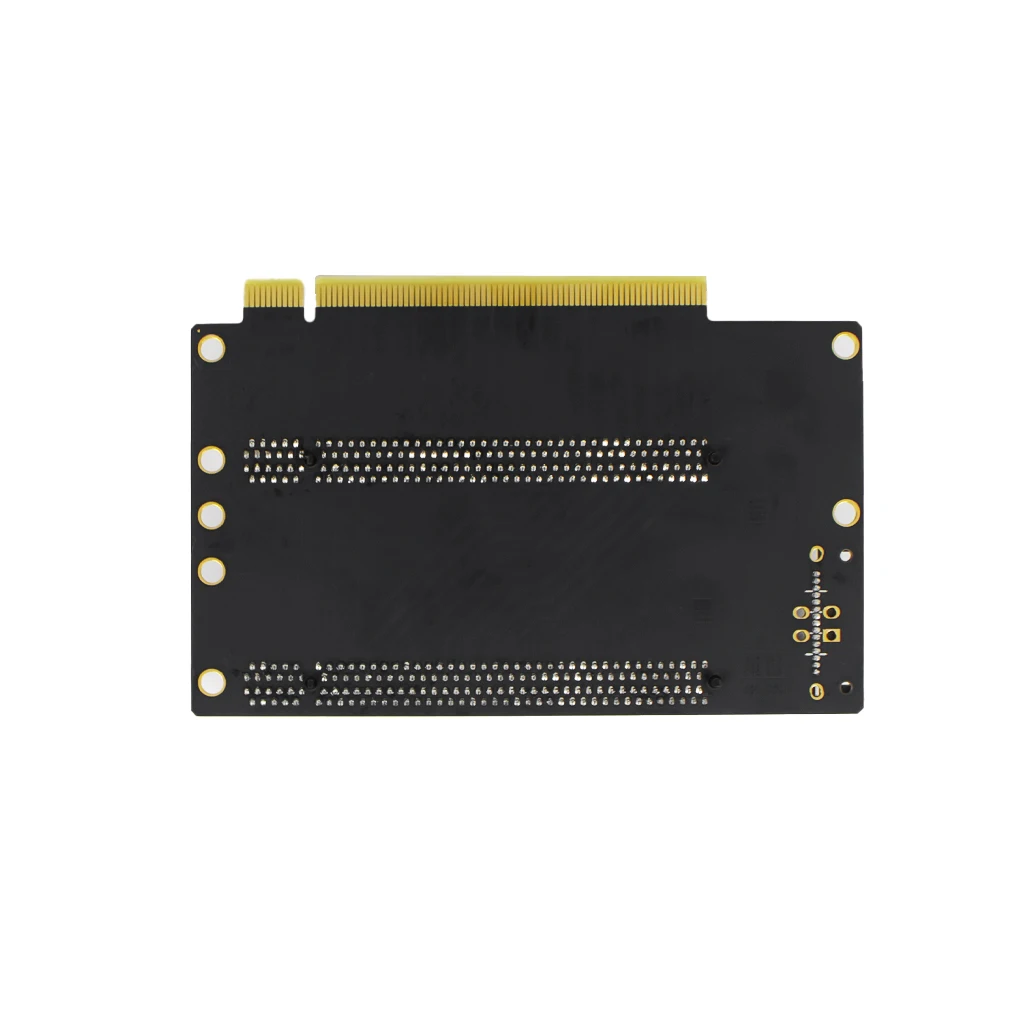 XT-XINTE PCIe 3.0 x16 to X8X8 Expansion Card PCIe-Bifurcation Gen3 x16 to x8x8 40.4mm Spaced Slots with SATA Power Interface