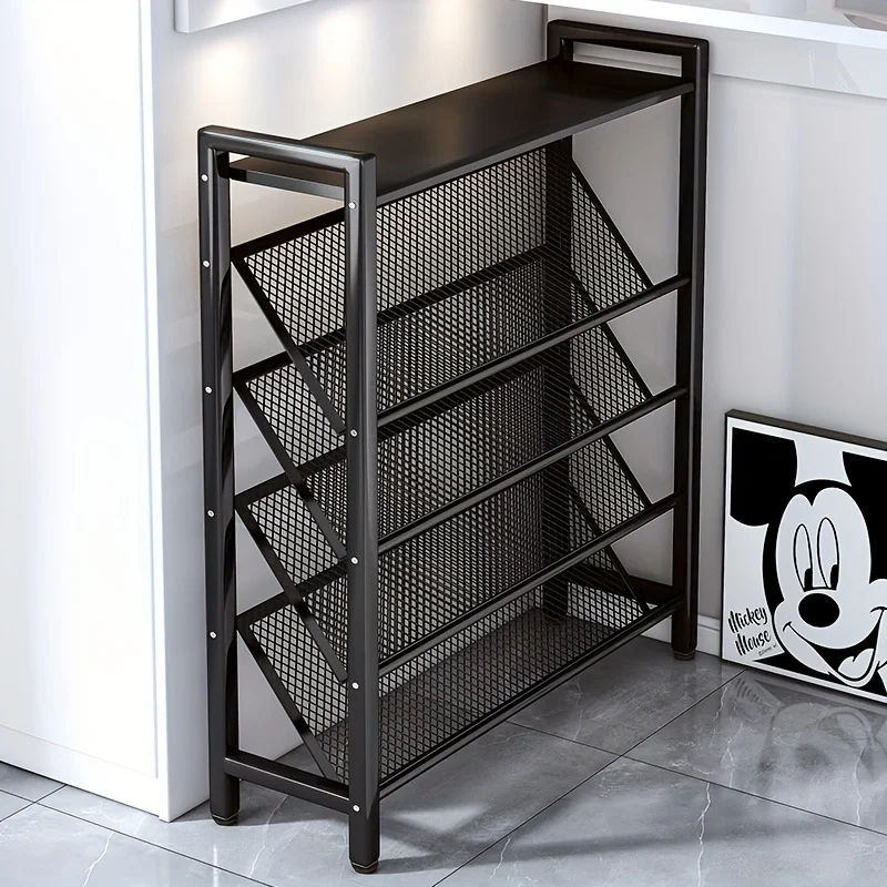 with Multiple Shelves - Commercial-Grade Storage Organizer, Easy Assembly for Garage, Entryway Heavy-Duty Metal Shoe Rack